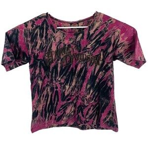 1991 Holoubek Harley Davidson Knoxville Motorcycle T-Shirt Size L  USA Made VTG